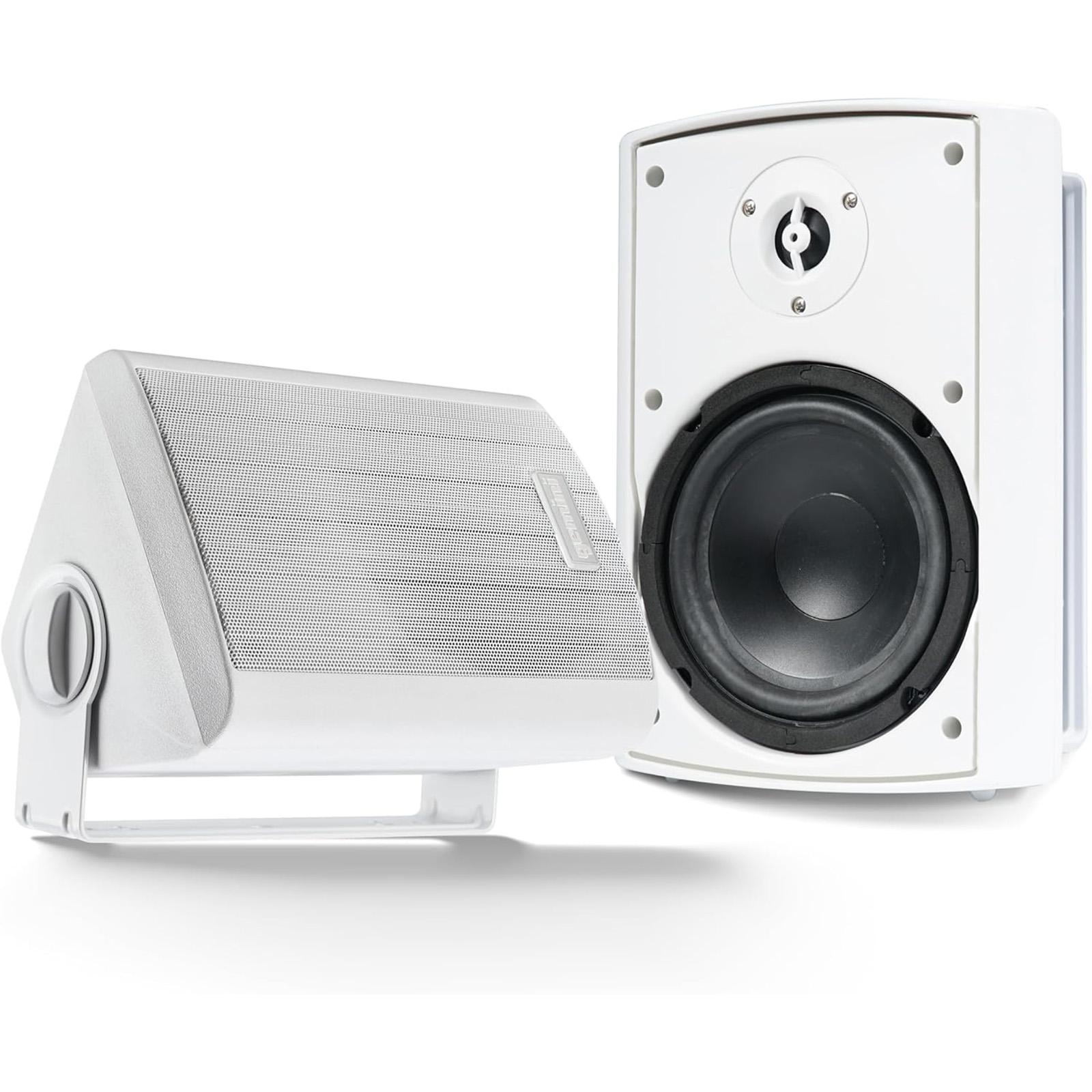 Gemini GHSI-W525BT-PR-WHT 5.25" Outdoor Bluetooth Speaker Pair White